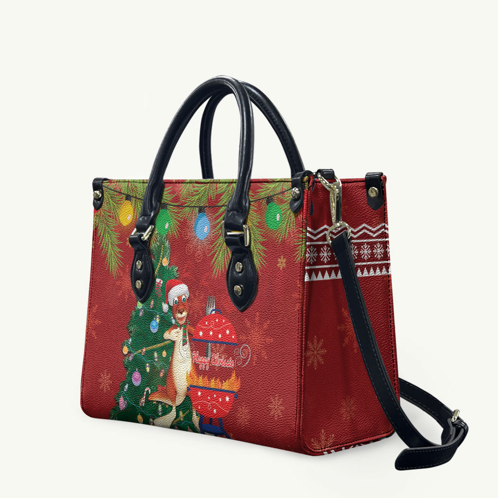 Australia Christmas In July Leather Bag Happy Chrissie Kangaroo Barbie