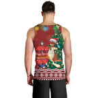 Australia Christmas In July Men Tank Top Happy Chrissie Kangaroo Barbie