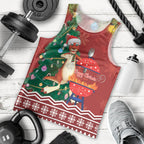 Australia Christmas In July Men Tank Top Happy Chrissie Kangaroo Barbie