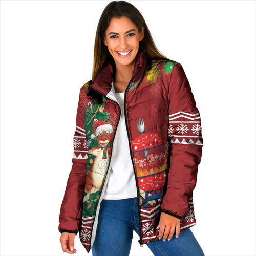 Australia Christmas In July Padded Jacket Happy Chrissie Kangaroo Barbie