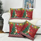 Australia Christmas In July Pillow Cover Happy Chrissie Kangaroo Barbie