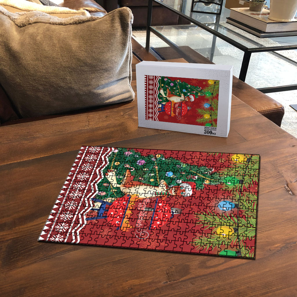 Australia Christmas In July Puzzle Happy Chrissie Kangaroo Barbie