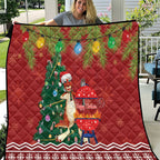 Australia Christmas In July Quilt Happy Chrissie Kangaroo Barbie