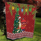 Australia Christmas In July Quilt Happy Chrissie Kangaroo Barbie