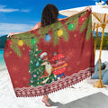 Australia Christmas In July Sarong Happy Chrissie Kangaroo Barbie