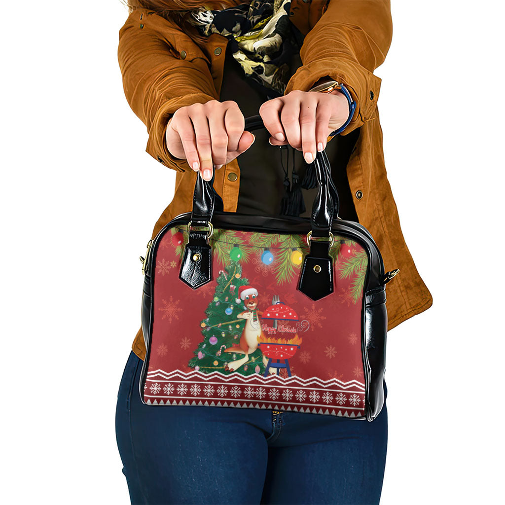 Australia Christmas In July Shoulder Handbag Happy Chrissie Kangaroo Barbie