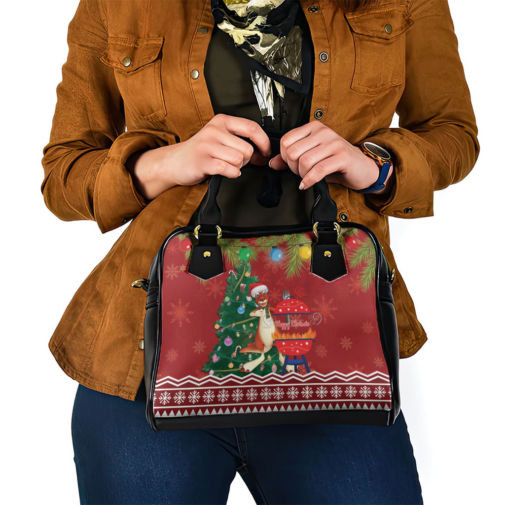 Australia Christmas In July Shoulder Handbag Happy Chrissie Kangaroo Barbie