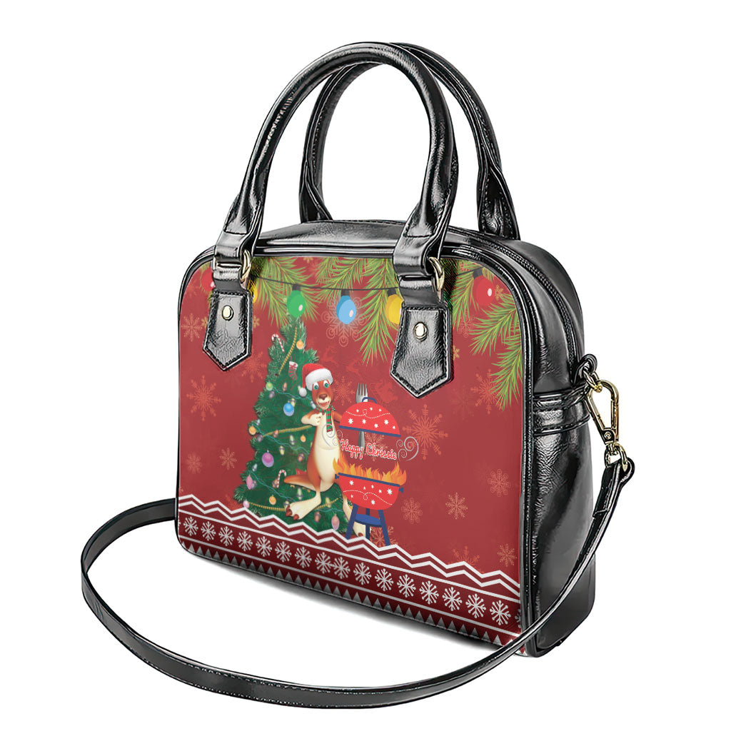 Australia Christmas In July Shoulder Handbag Happy Chrissie Kangaroo Barbie