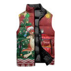 Australia Christmas In July Sleeveless Puffer Jacket Happy Chrissie Kangaroo Barbie