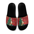 Australia Christmas In July Slide Sandals Happy Chrissie Kangaroo Barbie