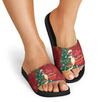 Australia Christmas In July Slide Sandals Happy Chrissie Kangaroo Barbie
