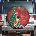 Australia Christmas In July Spare Tire Cover Happy Chrissie Kangaroo Barbie