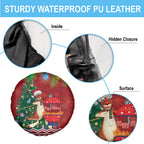 Australia Christmas In July Spare Tire Cover Happy Chrissie Kangaroo Barbie
