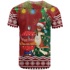 Australia Christmas In July T Shirt Happy Chrissie Kangaroo Barbie