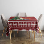 Australia Christmas In July Tablecloth Happy Chrissie Kangaroo Barbie