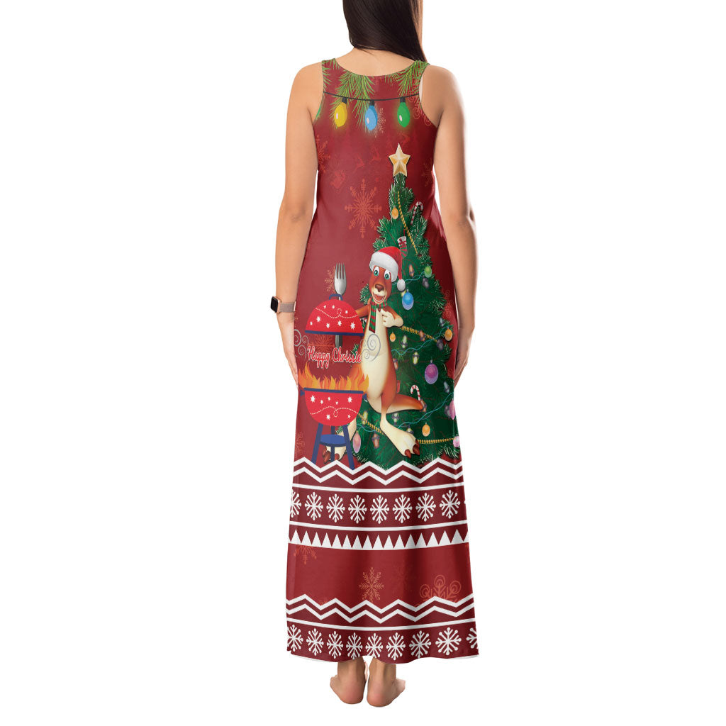 Australia Christmas In July Tank Maxi Dress Happy Chrissie Kangaroo Barbie