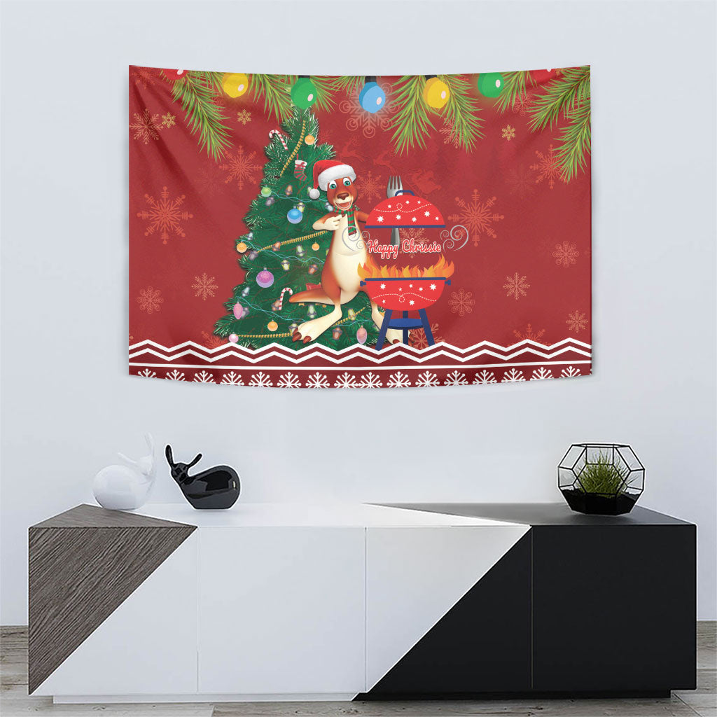 Australia Christmas In July Tapestry Happy Chrissie Kangaroo Barbie