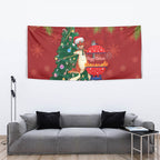 Australia Christmas In July Tapestry Happy Chrissie Kangaroo Barbie