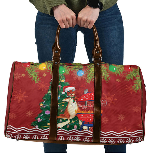 Australia Christmas In July Travel Bag Happy Chrissie Kangaroo Barbie