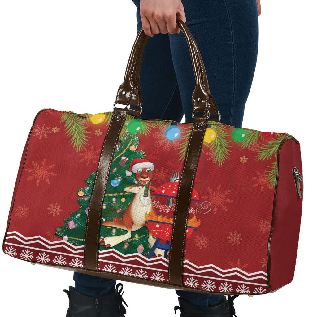 Australia Christmas In July Travel Bag Happy Chrissie Kangaroo Barbie