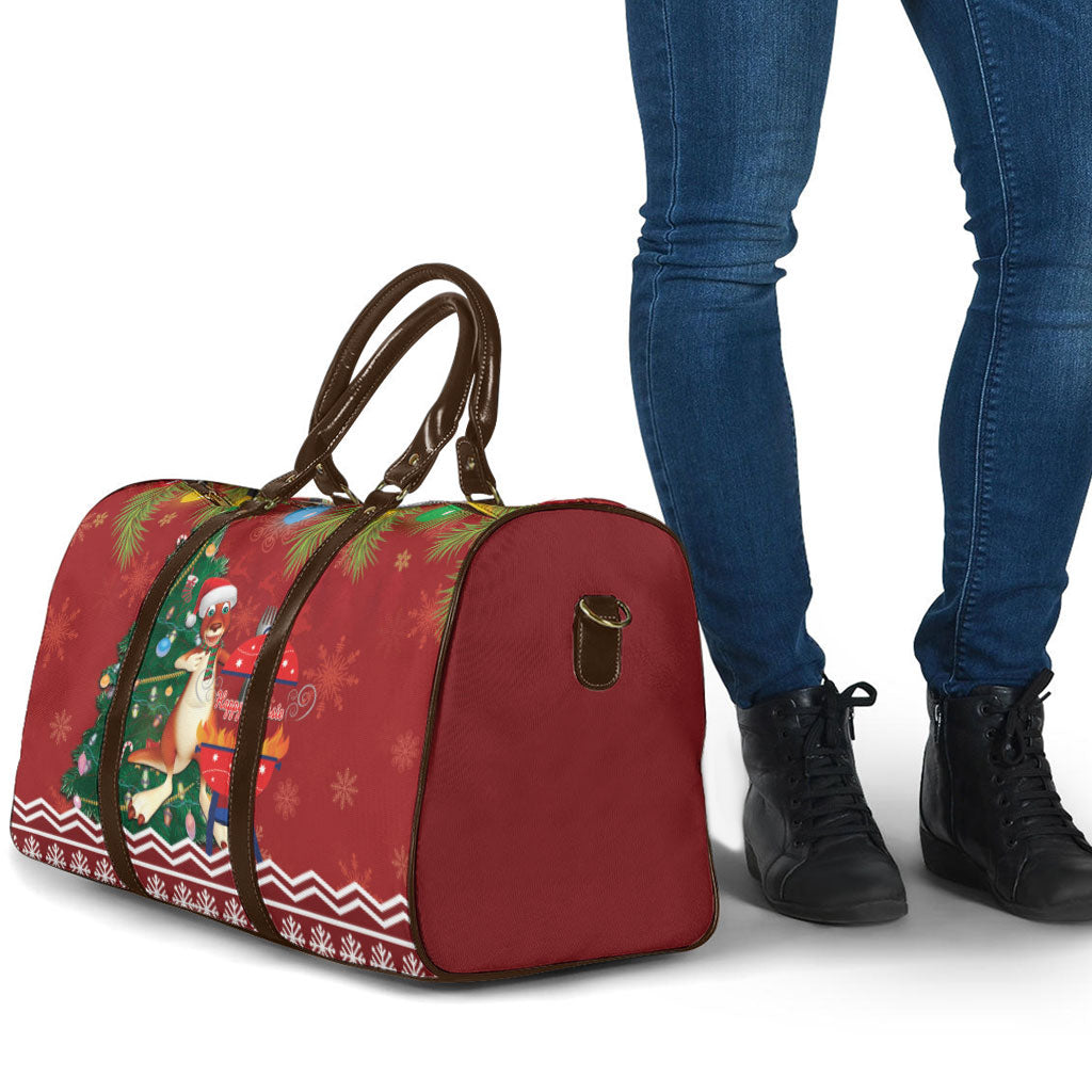 Australia Christmas In July Travel Bag Happy Chrissie Kangaroo Barbie