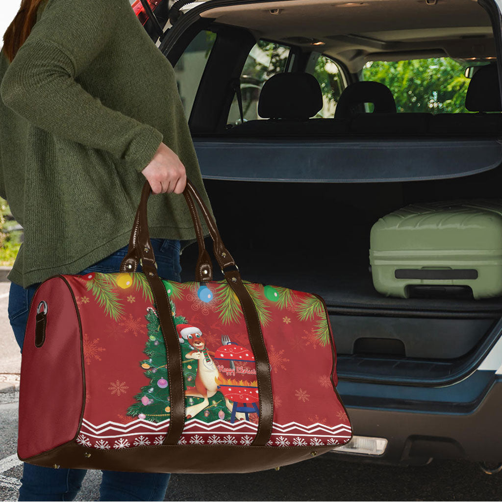 Australia Christmas In July Travel Bag Happy Chrissie Kangaroo Barbie