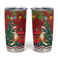 Australia Christmas In July Tumbler Cup Happy Chrissie Kangaroo Barbie