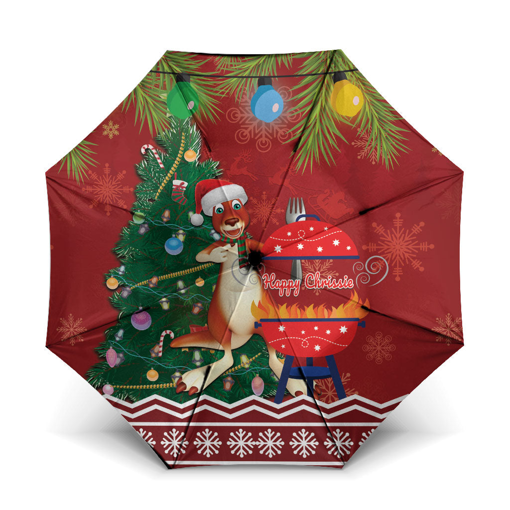 Australia Christmas In July Umbrella Happy Chrissie Kangaroo Barbie