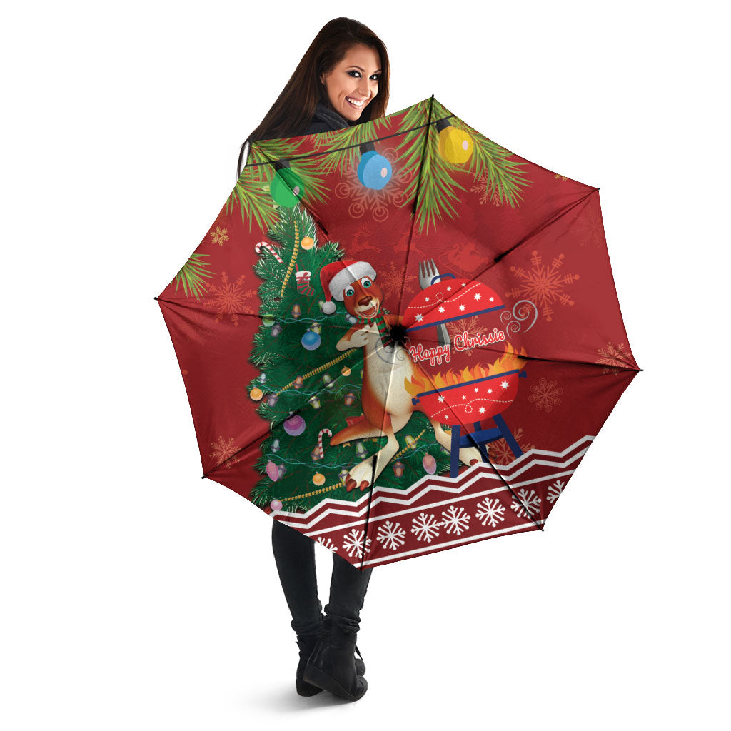 Australia Christmas In July Umbrella Happy Chrissie Kangaroo Barbie