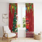 Australia Christmas In July Window Curtain Happy Chrissie Kangaroo Barbie
