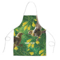Bellbird New Zealand Personalised Apron Kowhai Flower Maori Pattern