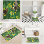 Bellbird New Zealand Personalised Bathroom Set Kowhai Flower Maori Pattern