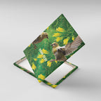 Bellbird New Zealand Personalised Canvas Wall Art Kowhai Flower Maori Pattern