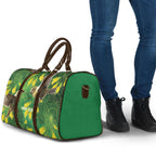 Bellbird New Zealand Personalised Travel Bag Kowhai Flower Maori Pattern