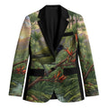 Bellbird New Zealand Personalised Blazer Korimako Harakeke Flower Native Forest