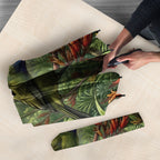 Bellbird New Zealand Personalised Umbrella Korimako Harakeke Flower Native Forest