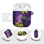 New Zealand Tui Bird Matariki AirPods Case Kowhai Flower Silver Fern Galaxy Maori Pattern