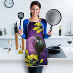 New Zealand Tui Bird Matariki Apron Kowhai Flower Silver Fern Galaxy Maori Pattern