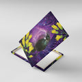 New Zealand Tui Bird Matariki Canvas Wall Art Kowhai Flower Silver Fern Galaxy Maori Pattern