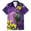 New Zealand Tui Bird Matariki Hawaiian Shirt Kowhai Flower Silver Fern Galaxy Maori Pattern