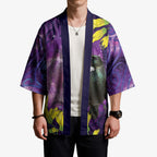 New Zealand Tui Bird Matariki Kimono Kowhai Flower Silver Fern Galaxy Maori Pattern