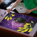 New Zealand Tui Bird Matariki Puzzle Kowhai Flower Silver Fern Galaxy Maori Pattern