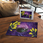 New Zealand Tui Bird Matariki Puzzle Kowhai Flower Silver Fern Galaxy Maori Pattern