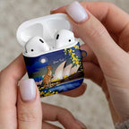Kangaroo Australia Personalised AirPods Case Aussie Pride Golden Wattle Sydney Opera House