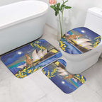 Kangaroo Australia Personalised Bathroom Set Aussie Pride Golden Wattle Sydney Opera House