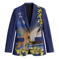 Kangaroo Australia Personalised Blazer Aussie Pride Golden Wattle Sydney Opera House