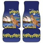 Kangaroo Australia Personalised Car Mats Aussie Pride Golden Wattle Sydney Opera House