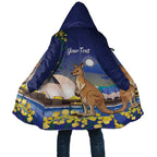 Kangaroo Australia Personalised Cloak Aussie Pride Golden Wattle Sydney Opera House
