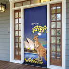 Kangaroo Australia Personalised Door Cover Aussie Pride Golden Wattle Sydney Opera House