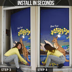 Kangaroo Australia Personalised Door Cover Aussie Pride Golden Wattle Sydney Opera House